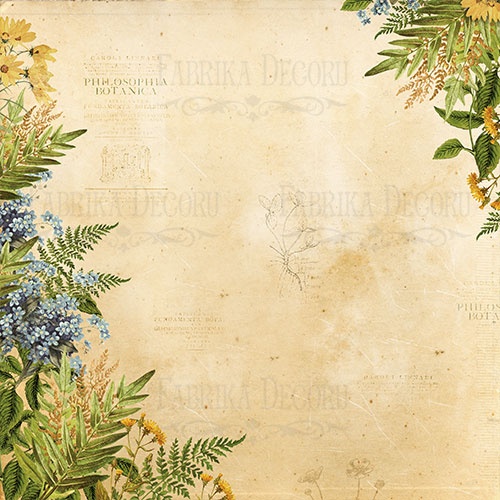 Scrapbooking Set Botany Spring Fabrika Dekor 30x30cm