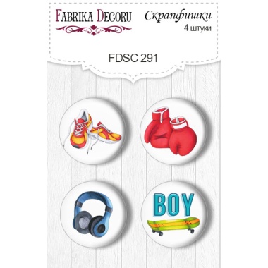 Flair buttons. Set of 4pcs #291