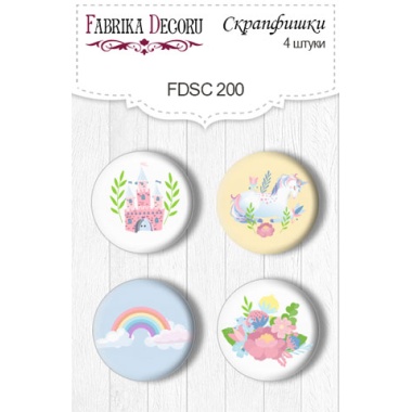 Flair buttons. Set of 4pcs #200