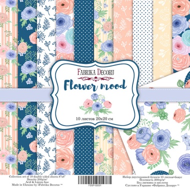 Double-sided scrapbooking paper set  