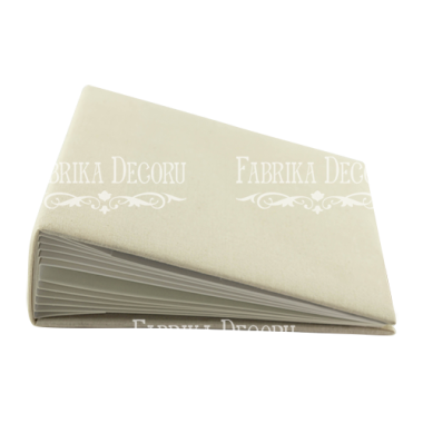 Blank album with a soft fabric cover 
