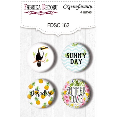 Flair buttons. Set of 4pcs #162