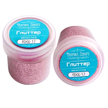 Glitter color Pink shabby