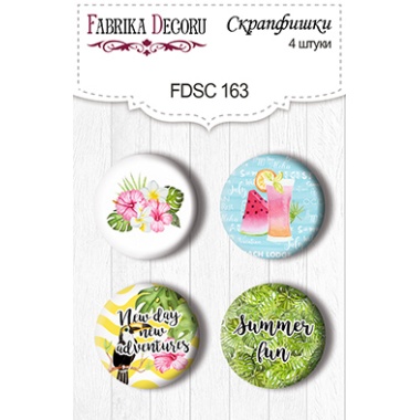 Flair buttons. Set of 4pcs #163