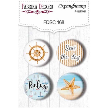 Flair buttons. Set of 4pcs #168
