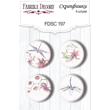 Flair buttons. Set of 4pcs #197