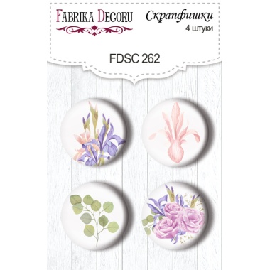 Flair buttons. Set of 4pcs #262