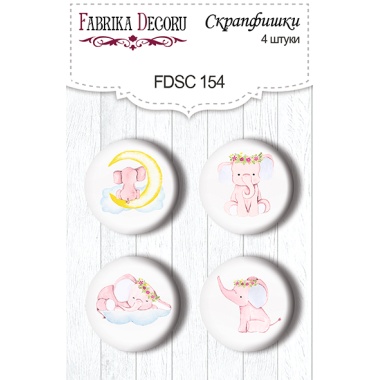 Flair buttons. Set of 4pcs #154