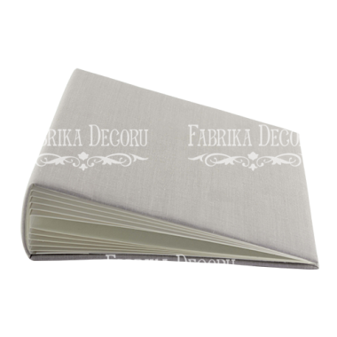 Blank album with a soft fabric cover 