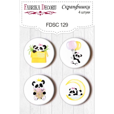 Flair buttons. Set of 4pcs #129