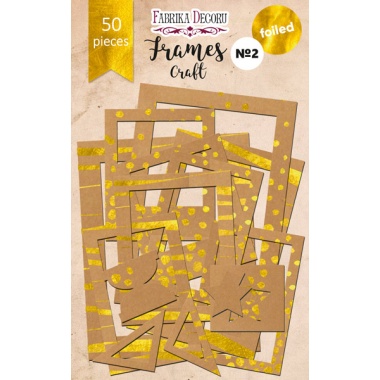 Set of gold foiled frames №2 