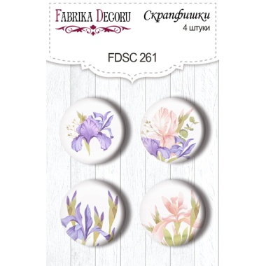 Flair buttons. Set of 4pcs #261