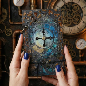 20x12 cm märkmik "Aeg"