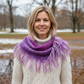 Boa scarf "Lilac"