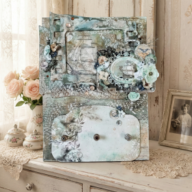 Interior wall decor / Key holder "Azure"