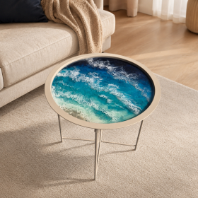 Epoxy resin table "Sea"