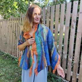Õlasall "Sügisrapsoodia"