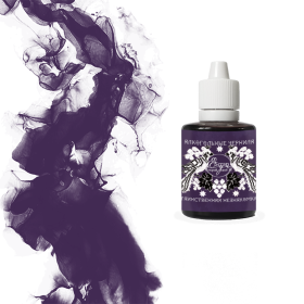 Alcohol ink "Mysterious stranger"