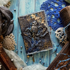 A6 notebook "Owl"