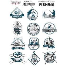 Kit of stickers #147, "Fishing"