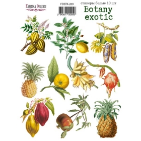 Набор наклеек (стикеров) #209, "Botany Exotic"