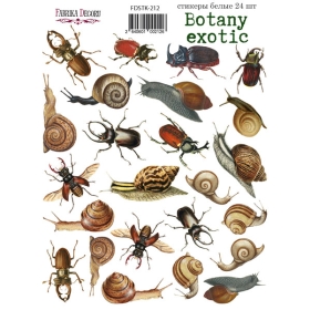 Набор наклеек (стикеров) #212, "Botany Exotic"