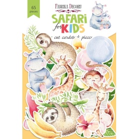 Set of die cuts "Safari for Kids", 65 pcs