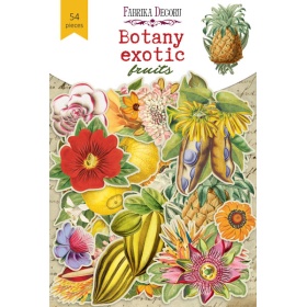 Set of die cuts "Botany Exotic Fruits", 54 pcs