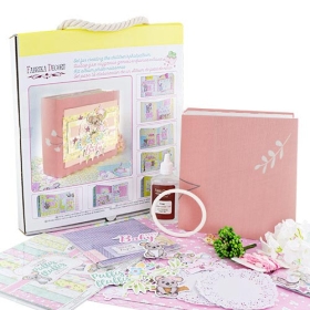 Set for creating a baby girl photo album #003