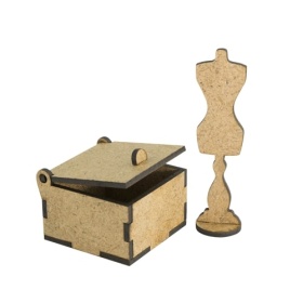 3D figurine kit for shadow box decorating №50
