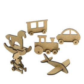 3D figurine kit for shadow box decorating №59
