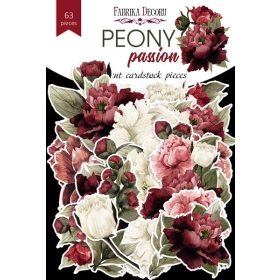 Набор высечек, коллекция "Peony Passion", 63 шт