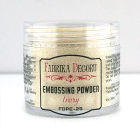 Embossing powder "Ivory"