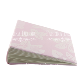 Blank album with a soft fabric cover "Wedding Pink"