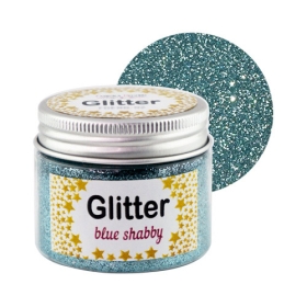 Glitter Blue shabby 50ml