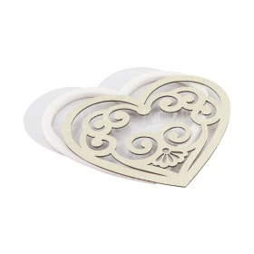 Shaker dimension set "Heart with monogram"