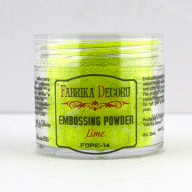 Embossing powder "Lime"