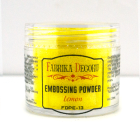 Embossing powder "Lemon"