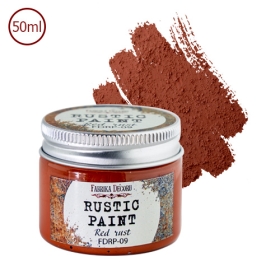 Rustic paint. Color Red rust