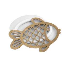Shaker dimension set "Fish" kraft