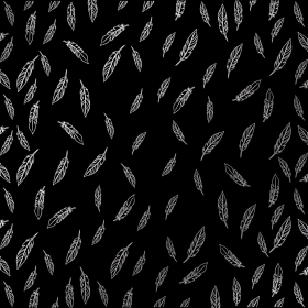 Embossed paper sheet "Silver Feather Black"