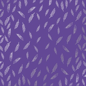 Embossed paper sheet "Silver Feather Lavender"