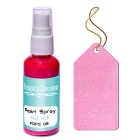 Pearl spray. Color Pink Ash