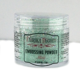 Embossing powder with glitter "Mint"