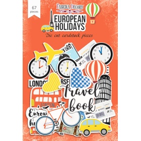 Набор высечек, коллекция "European Holidays", 67 шт