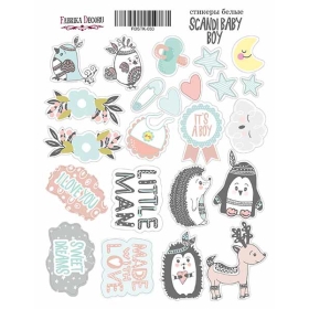 Kit of stickers #033, "Scandi Baby Boy"
