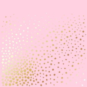 Embossed paper sheet "Golden Maxi Drops Pink"