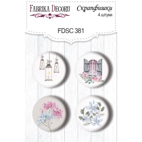 Скрапфишки 4шт. Набор 381 "Shabby Love"