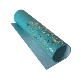 Kunstnahk Golden Peony Turquoise