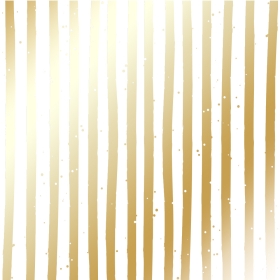 Disainpaberi leht kuldse mustriga "Golden Stripes White"